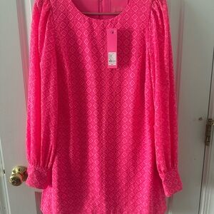 Lilly Pulitzer Bright Pink Aisha Romper